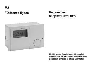 DRZONECCONTAA Zone controller configuration_E8.0634 HU 2.111-10 0314_Installation and operation manual_Hungarian download